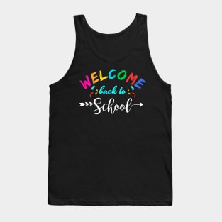 Welcome Back To School Funny Teacher Love Tank Top